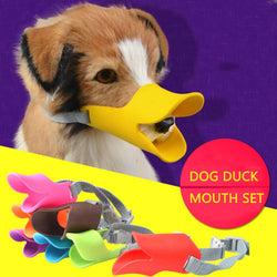 Anti-bite Masks Duck Mouth Mask Pets Accessories 1 Pc Dog Products Dog Muzzle Non-toxic Silicone Multifunction
