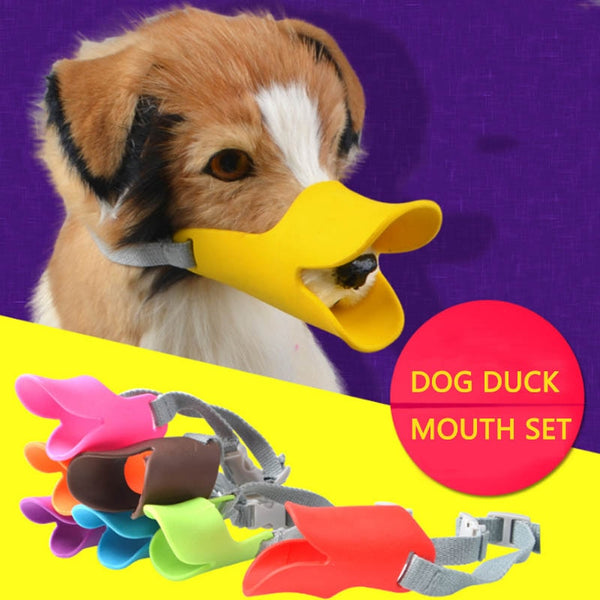 Anti-bite Masks Duck Mouth Mask Pets Accessories 1 Pc Dog Products Dog Muzzle Non-toxic Silicone Multifunction